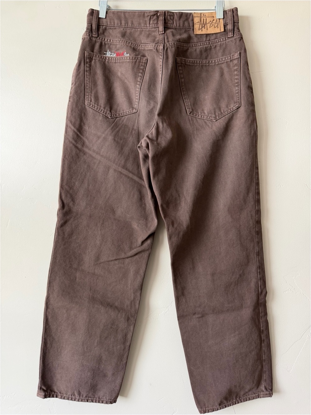 Men’s Stussy BigOl Jeans Brown Jeans Size 28
